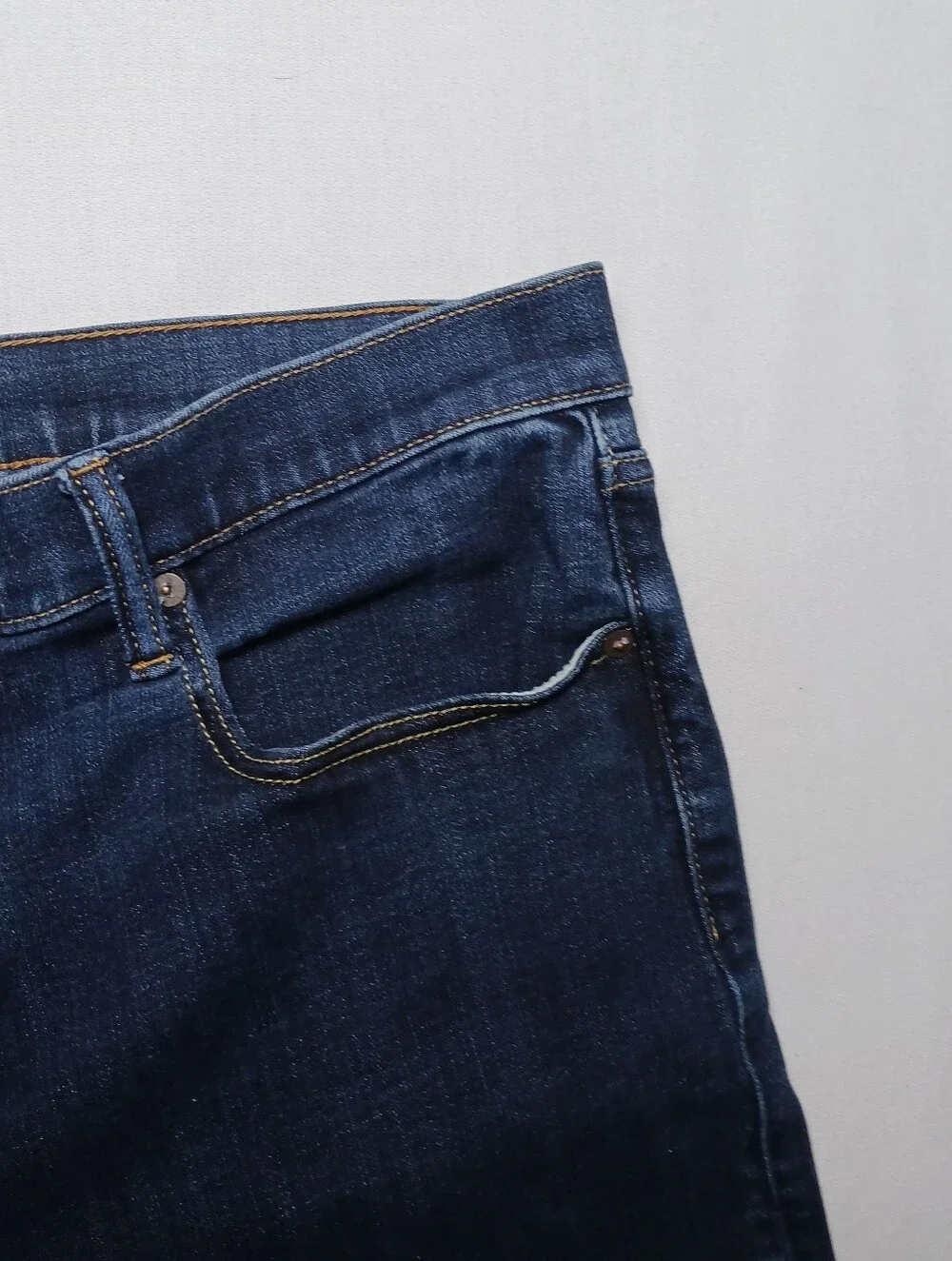 Lucky Brand Mens 223 Straight Leg Jeans 38X32 Dark Blue Denim Stretch CoolMax